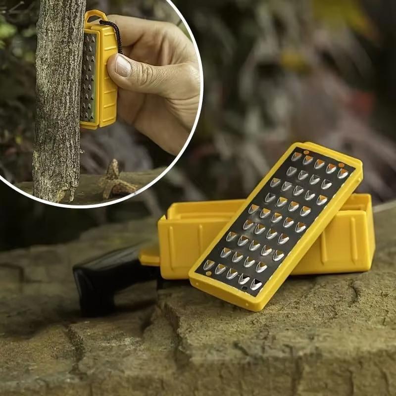 Fire Starting Kit - Outdoor Magnifying Glass Card Fire Starter