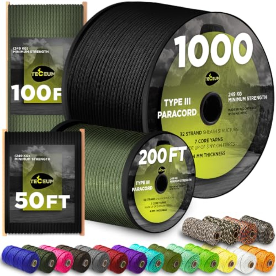 Para Cord 1000Ft - 5/32