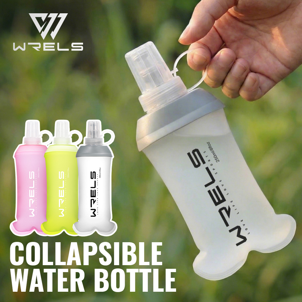 Water Bag Collapsible - WRELS 190ml 250ml 350ml 500ml Water
