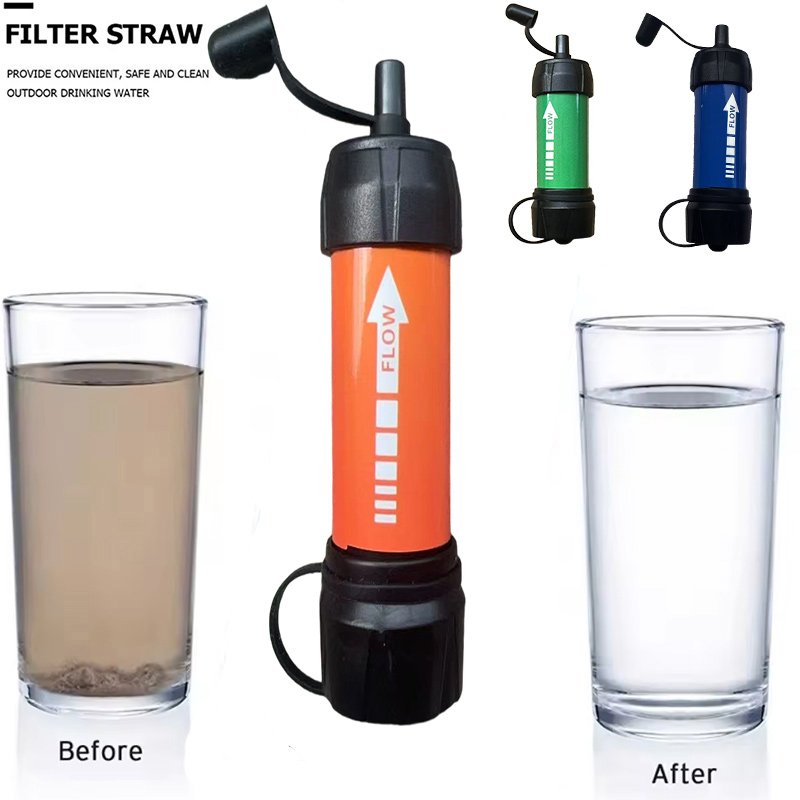 Water Purification Straw - Outdoor Portable Water Filter for Hiking