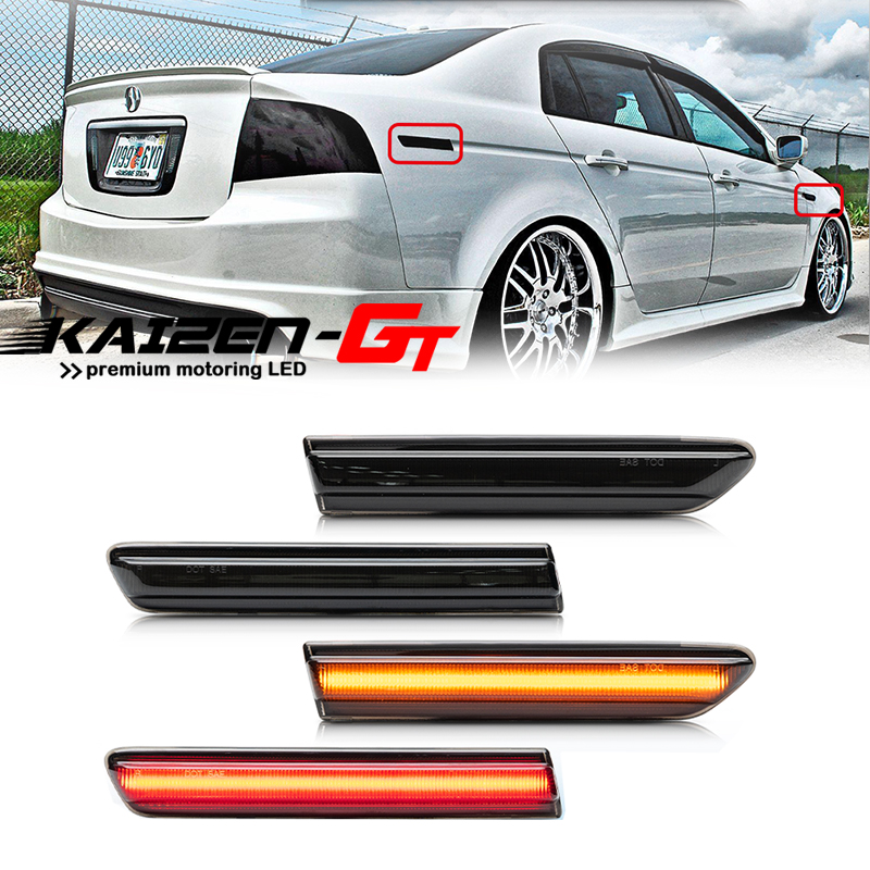 Signal Flare Kit - Smoked Lens Front Amber / Rear