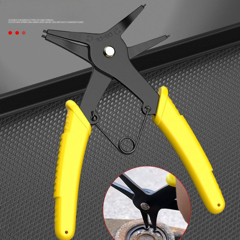 Multi Tool Plier - 2-in-1 dual-purpose snap ring pliers, multifunctional