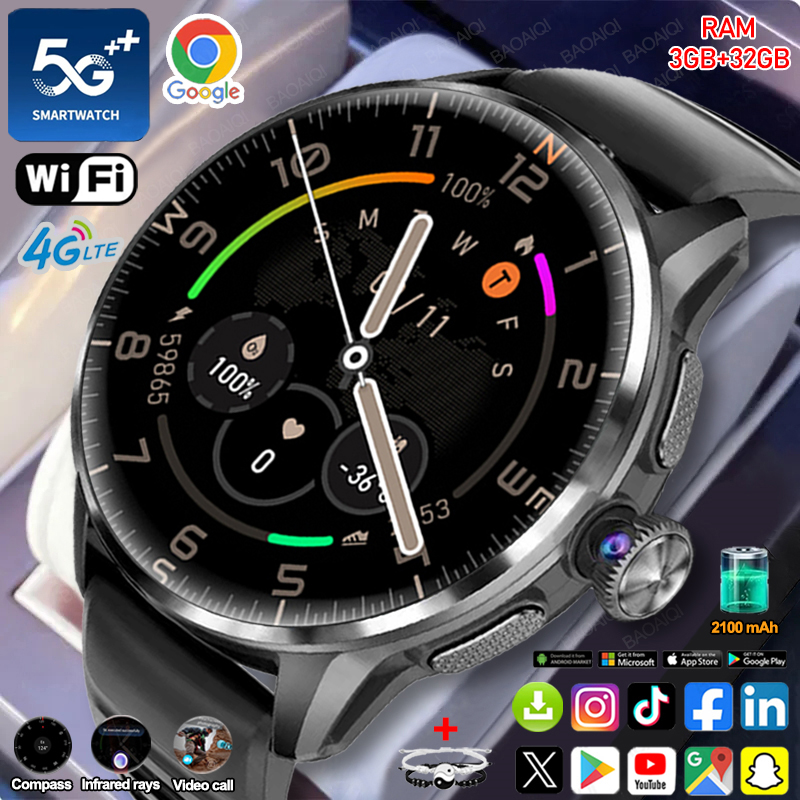 Compass Lensatic - 5G/4G Full Network Smart Watch 1.60