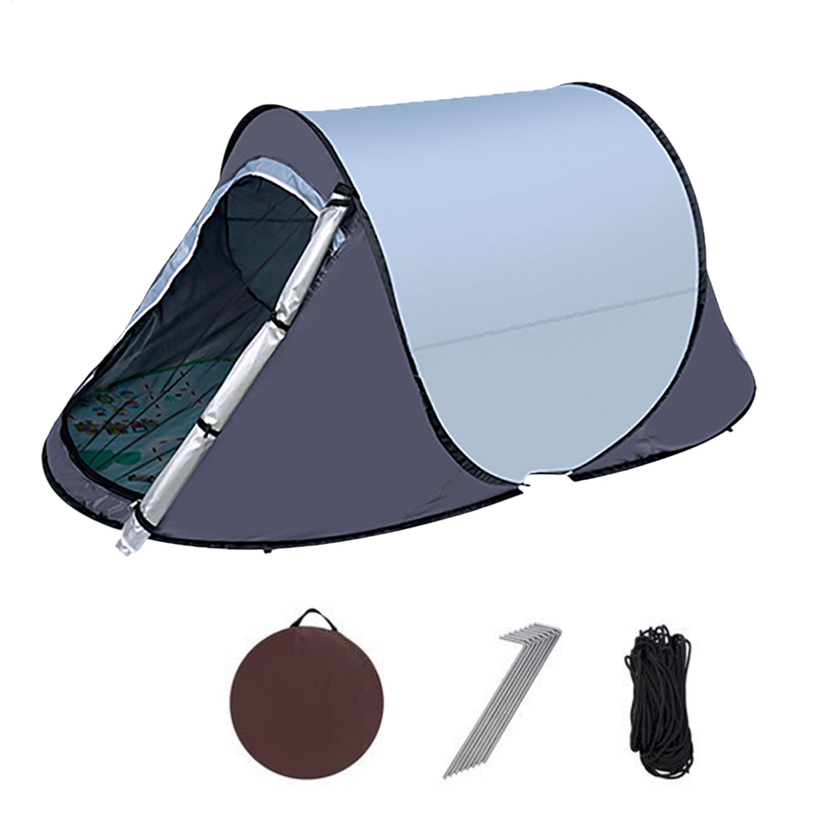 Emergency Mylar Tent - Hand-throw Automatic Open Camping Tent 1-2