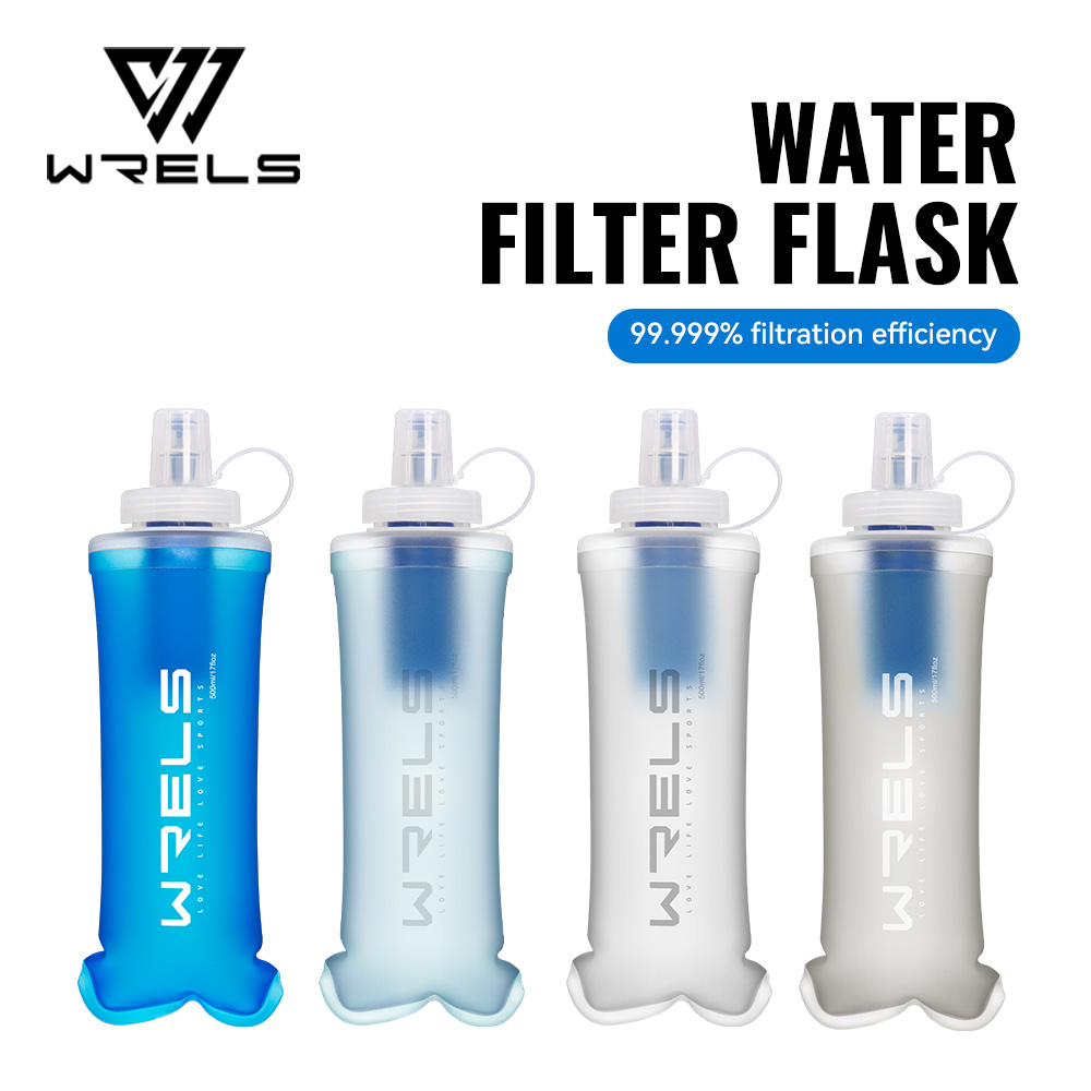 Water Bag Collapsible - WRELS Water Filter Bottle Collapsible Soft