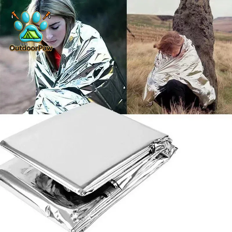 Survival Blanket Reflective - Reflective Emergency Heat Blanket 160*210cm 1