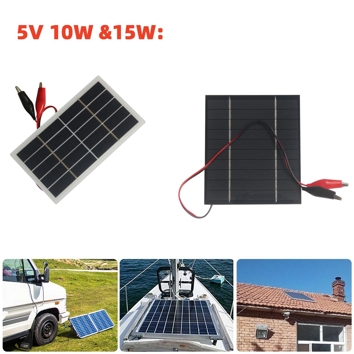 Solar Emergency Charger - Wholesale Mini Solar Panel 5V 10W