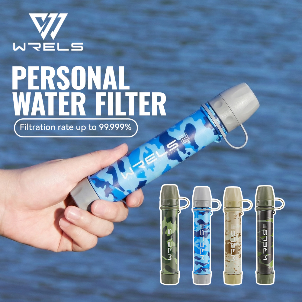 Water Purification Straw - WRELS Camping Outdoor Water Purifier Filtration