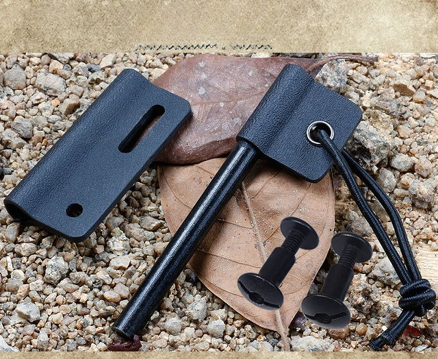 Magnesium Fire Starter - Outdoor Magnesium Stick Flint Camping Fire