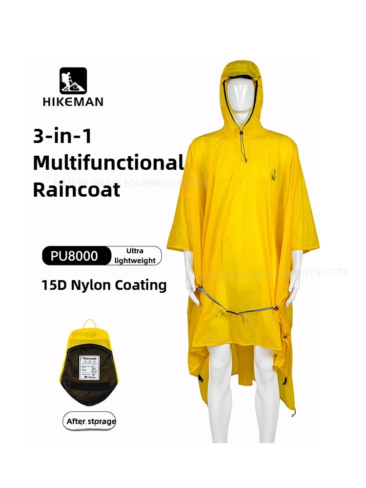 Emergency Poncho Rain - 15D/210T Raincoat Waterproof Rain Poncho Cover