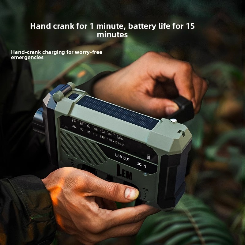 Survival Radio-Emergency Hand  - Solar Emergency Charger 评论和价格