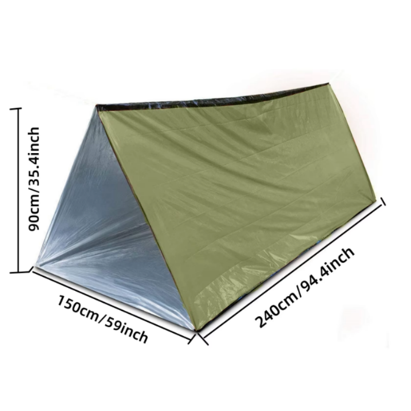 Waterproof Reusable 2 Person M - Emergency Mylar Tent 评论和价格
