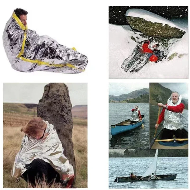 160*210cm 3 PCS Emergency Myra - Survival Blanket Reflective 评论和价格