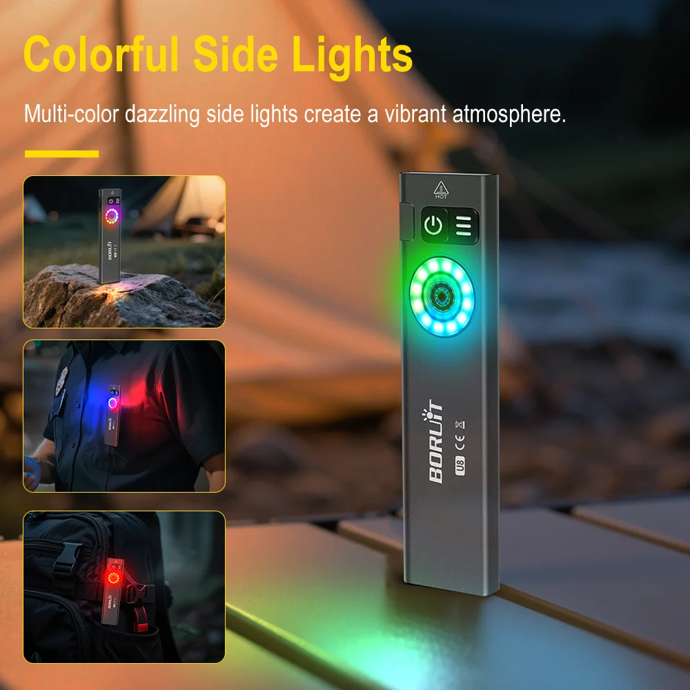 BORUiT U8 650LM EDC LED Flashl - Fishing Kit Compact 评论和价格
