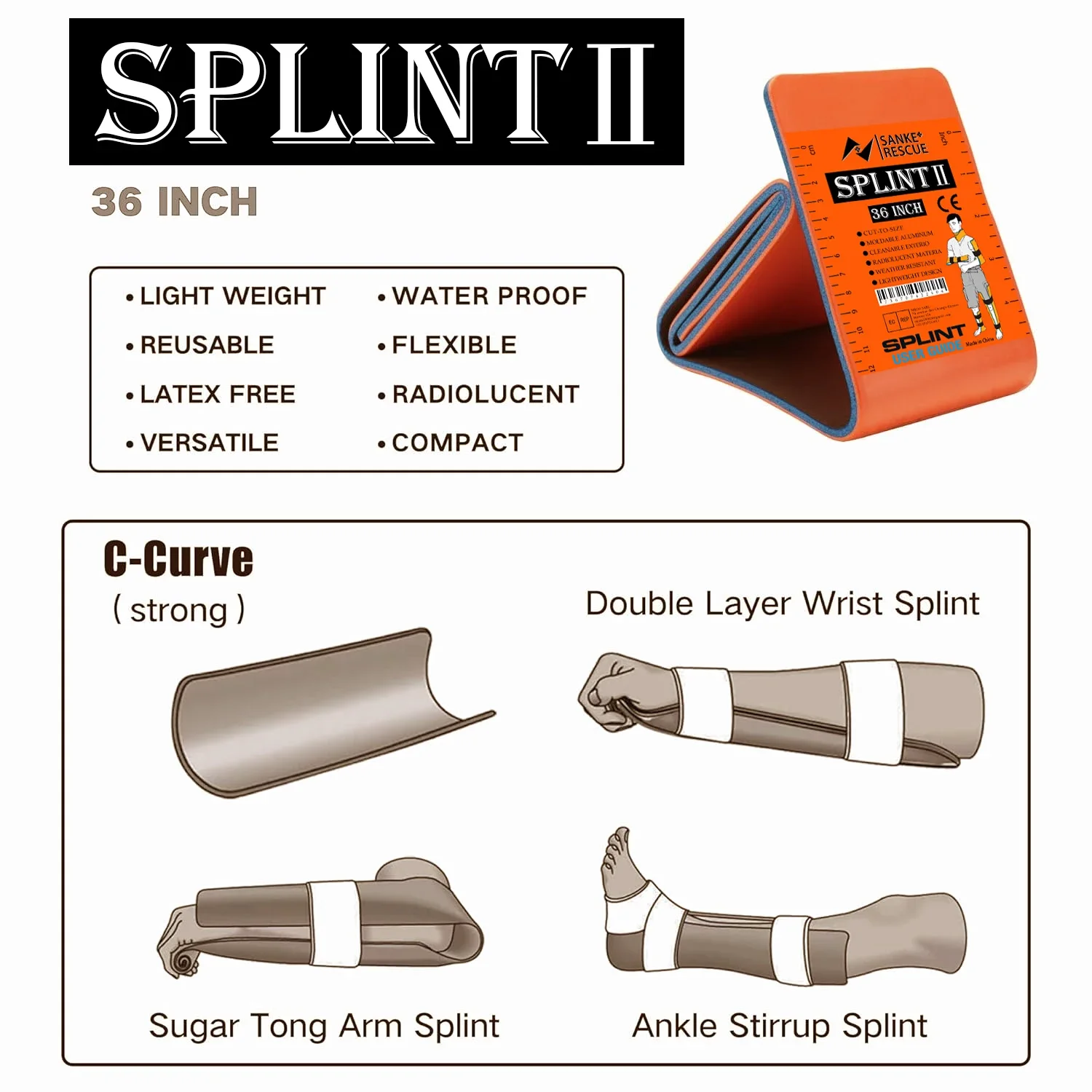 High-Quality First Aid Splint  - Water Purification Straw 评论和价格