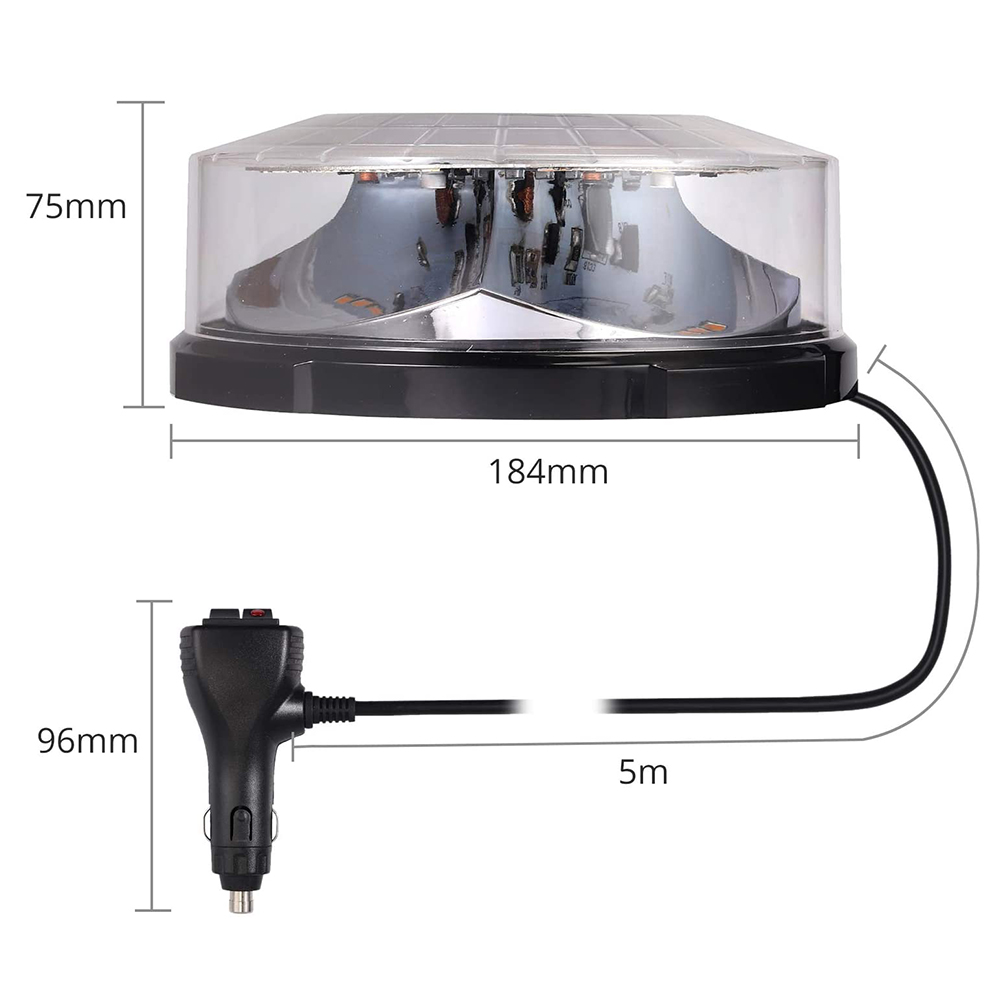 Yellow 24 LED Car Roof Ceiling - Sos Light Strobe 评论和价格