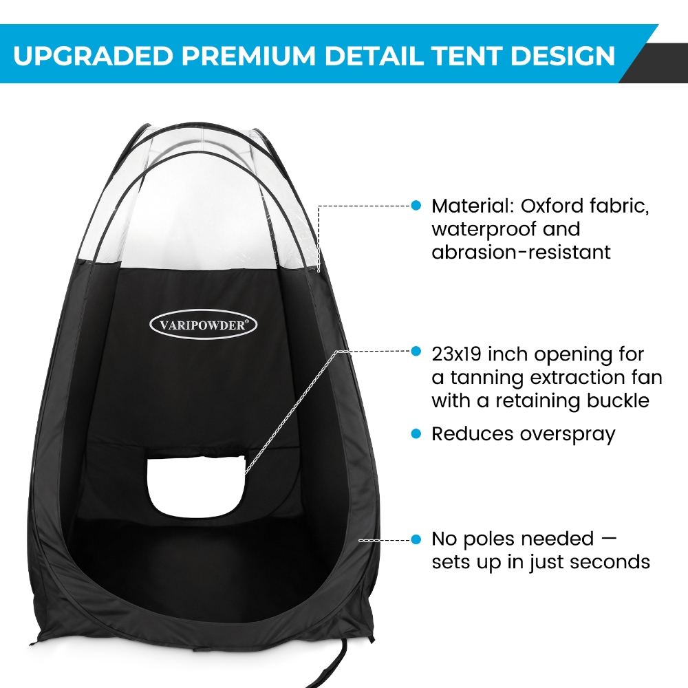 Black Spray Tanning Tent Porta - Emergency Mylar Tent 评论和价格