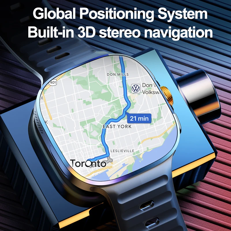 New Large Screen Smartwatch 4G - Compass Lensatic 评论和价格