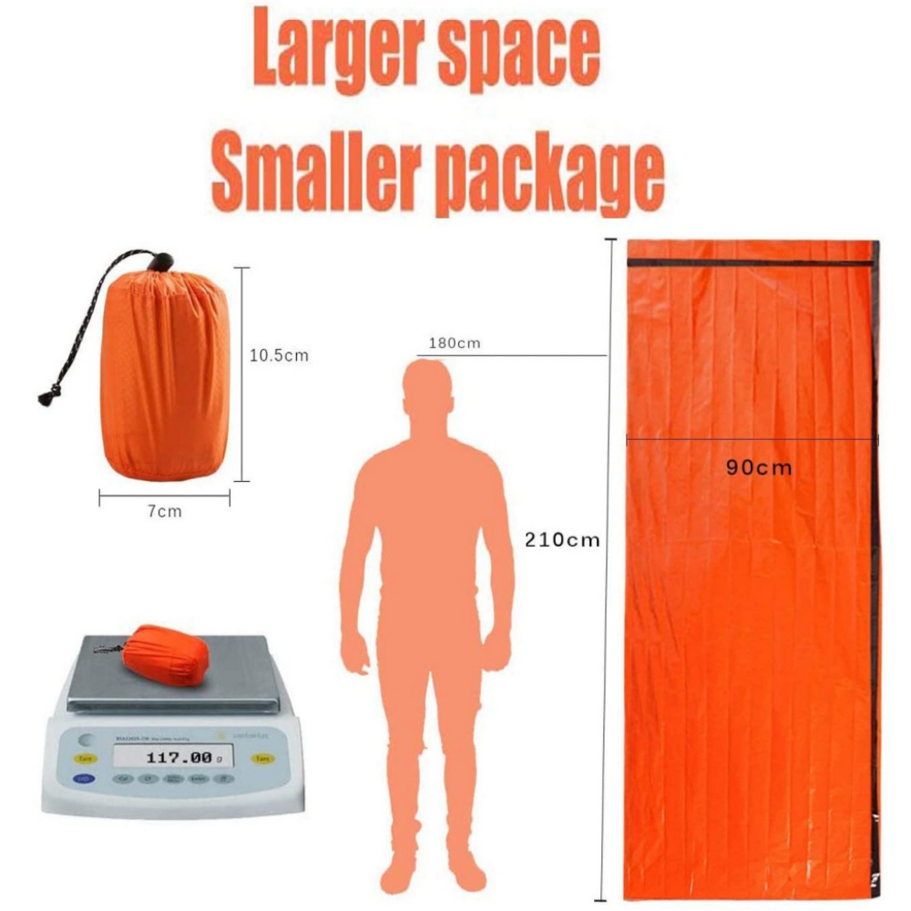 Waterproof Reusable Thermal My - Emergency Mylar Tent 评论和价格