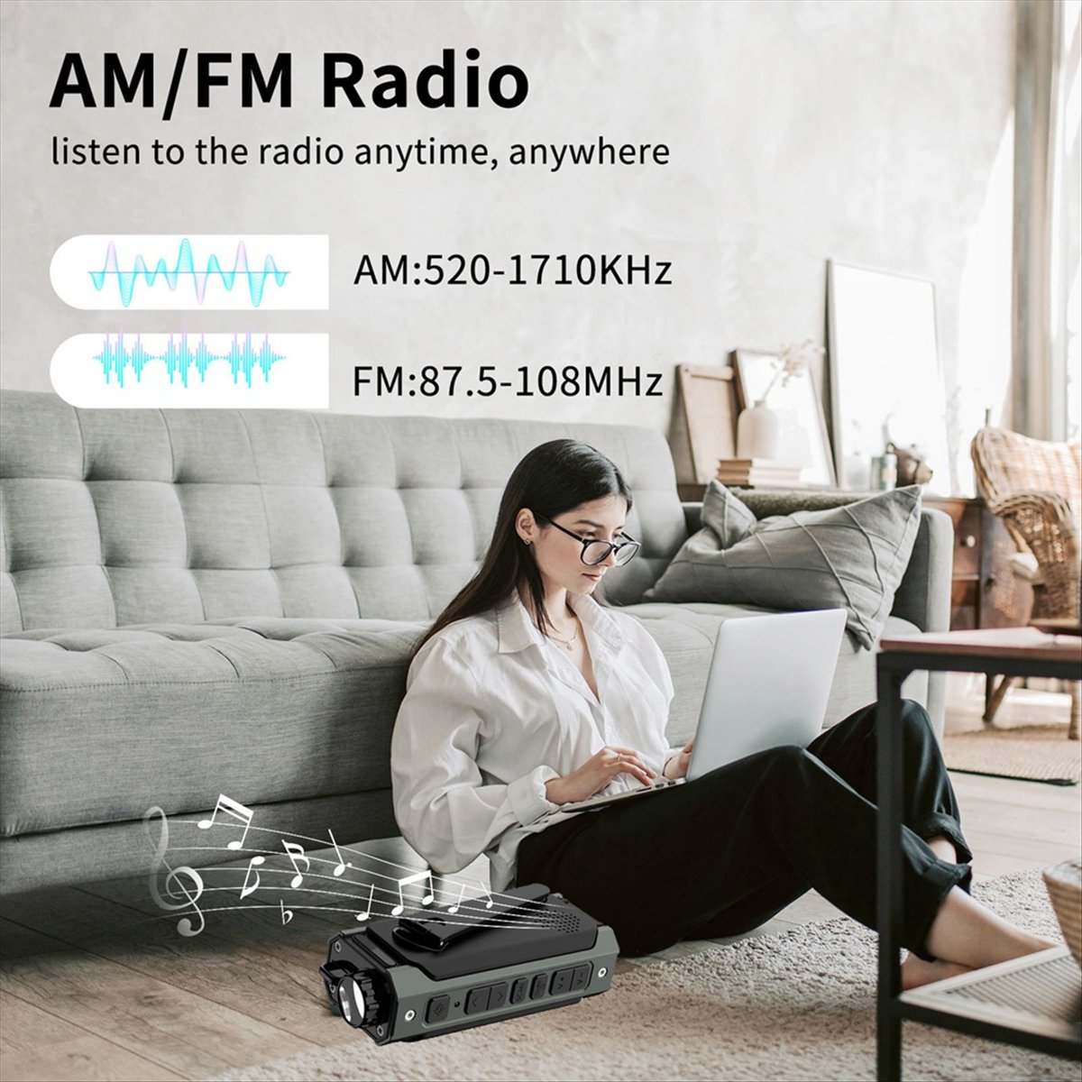 A26Z Portable Solar Radio, Eme - Solar Emergency Charger 评论和价格