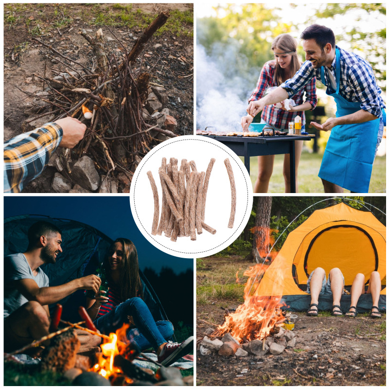 10Pcs Survival Wick Hemp Cord  - Fire Starting Kit 评论和价格
