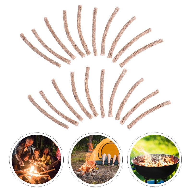 10Pcs Survival Wick Hemp Cord  - Fire Starting Kit 评论和价格