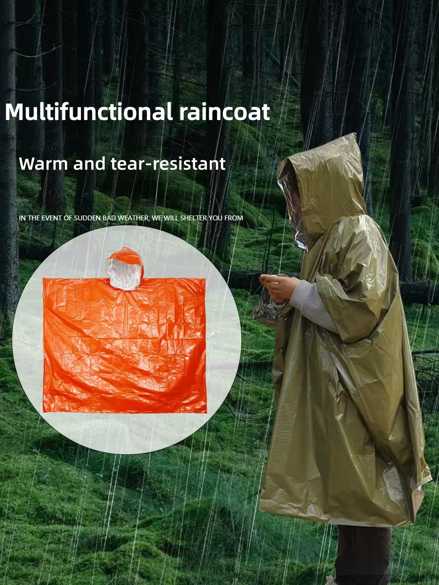 Outdoor Portable Emergency Rai - Survival Blanket Reflective 评论和价格