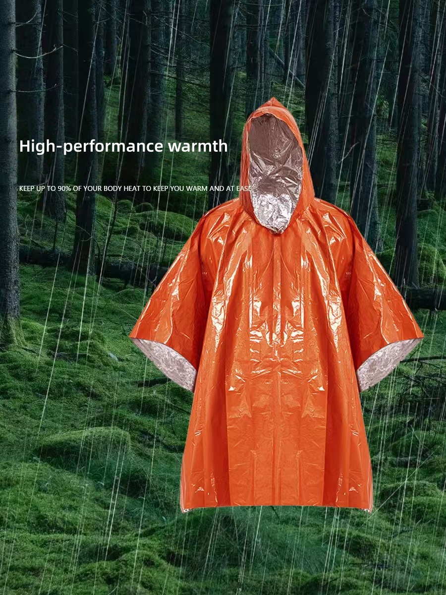 Outdoor Portable Emergency Rai - Survival Blanket Reflective 评论和价格