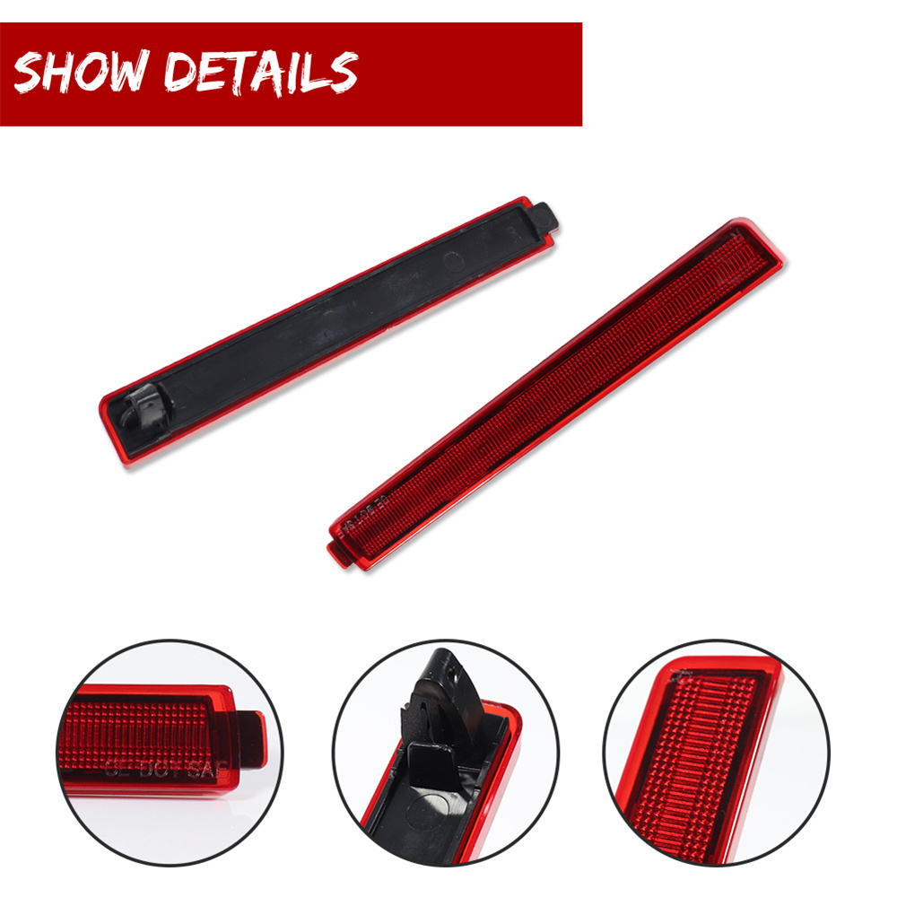 Smoked / Red Lens Rear Bumper  - Signal Flare Kit 评论和价格