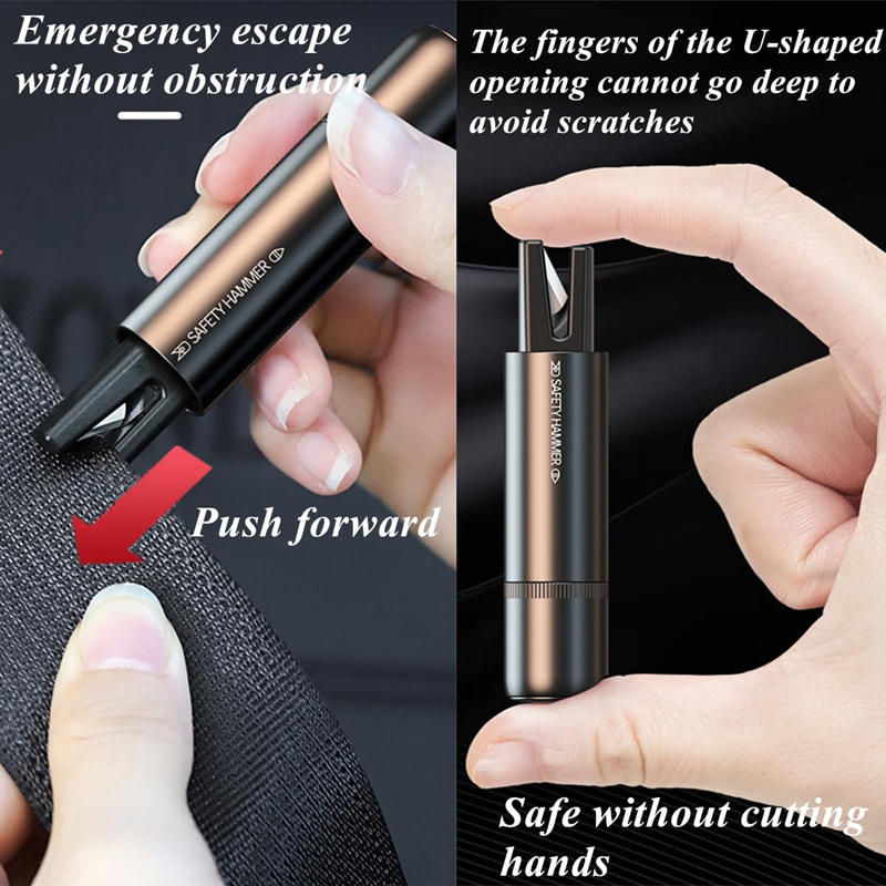 2 In 1 Car Safety Hammer Emerg - Rescue Rope Throw 评论和价格