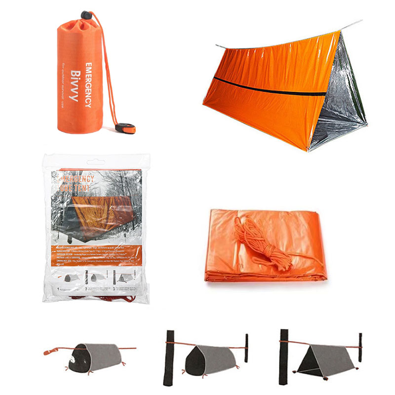 2 Person Emergency Shelter Biv - Emergency Mylar Tent 评论和价格