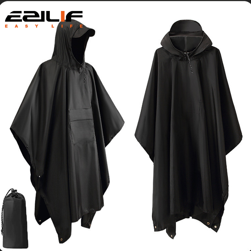 3 In 1 Outdoor Military Rainco - Emergency Poncho Rain 评论和价格