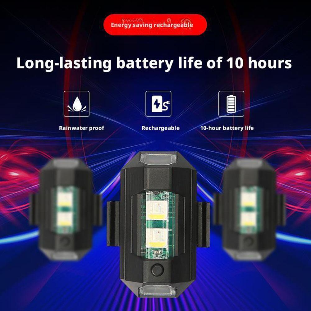 2PCS Mini LED Strobe Lights De - Sos Light Strobe 评论和价格