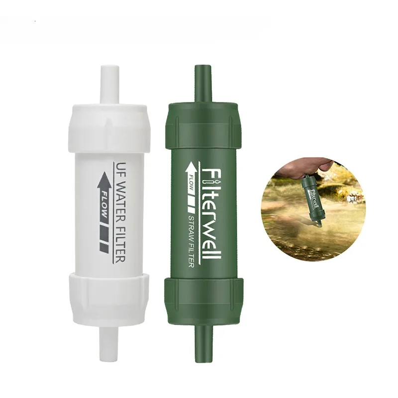1PC Outdoor Mini Water Filter  - Water Purification Straw 评论和价格