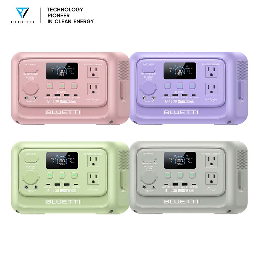 【Renew】BLUETTI Elite 30 V2 Por - Solar Emergency Charger 评论和价格