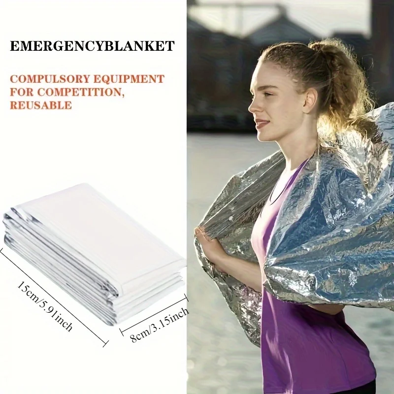 1pcs Outdoor survival portable - Survival Blanket Reflective 评论和价格