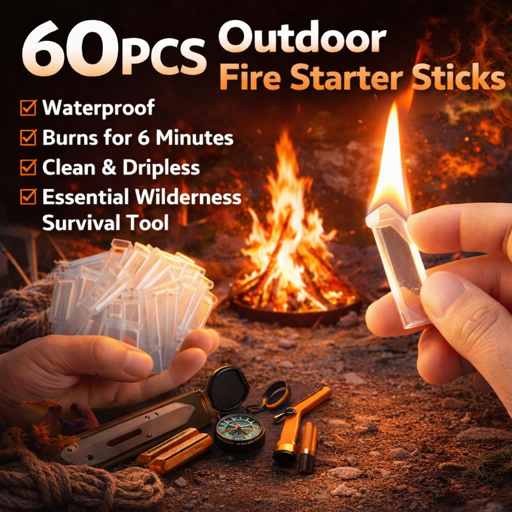 60PCS Waterproof Fire Starter  - Fire Starting Kit 评论和价格
