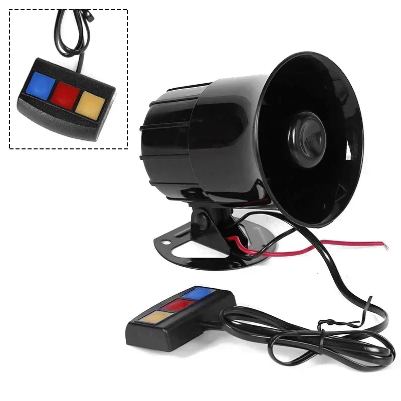 12V 3 Tone Sound Loud Car Horn - Emergency Whistle Loud 评论和价格