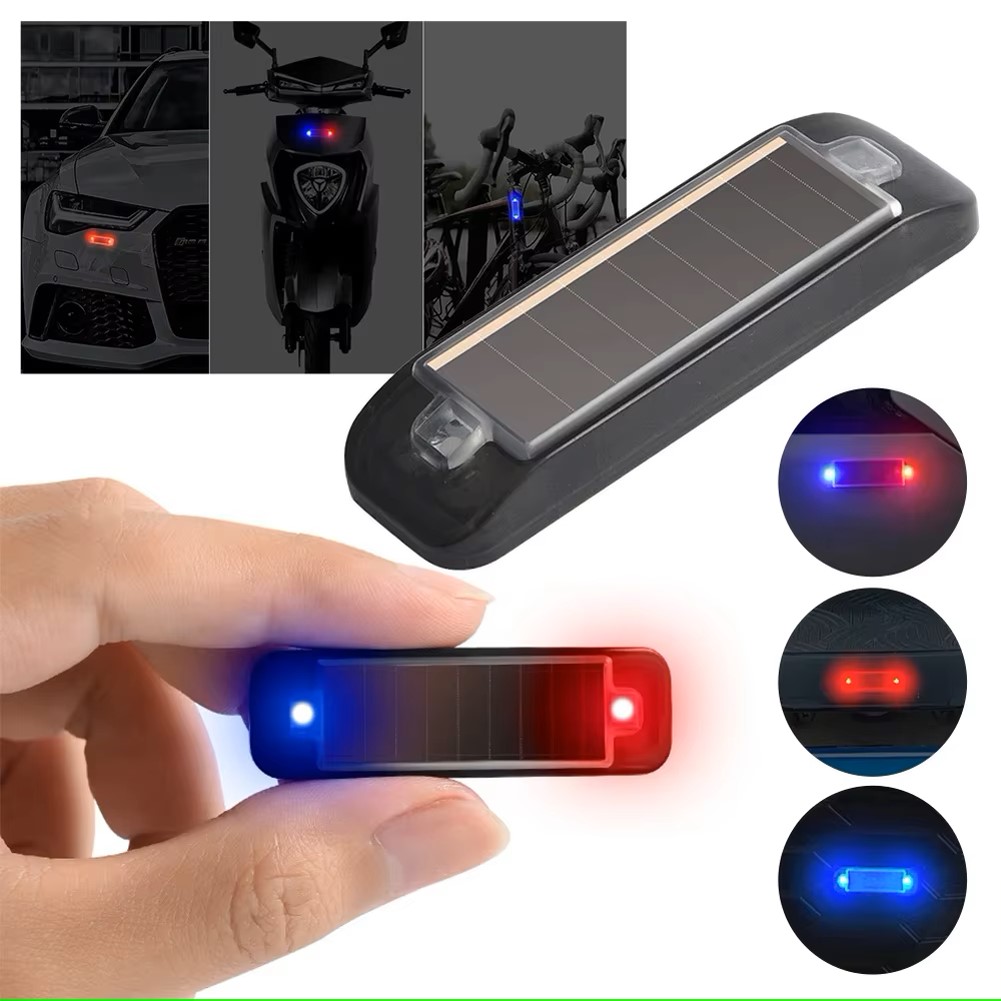 Mini LED Solar Power Car Warni - Sos Light Strobe 评论和价格