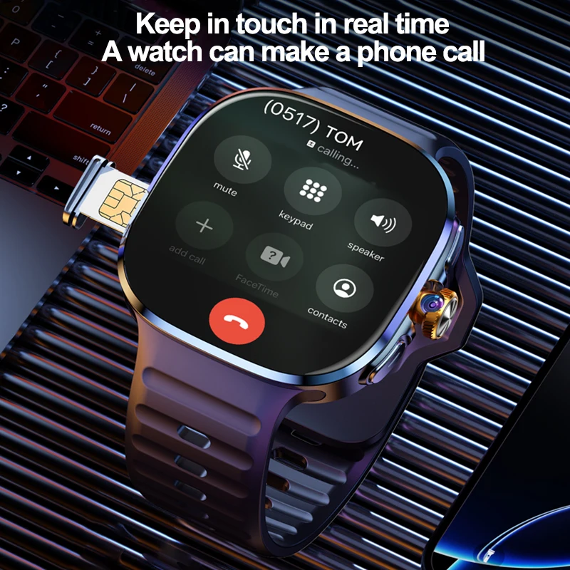 New Large Screen Smartwatch 4G - Compass Lensatic 评论和价格