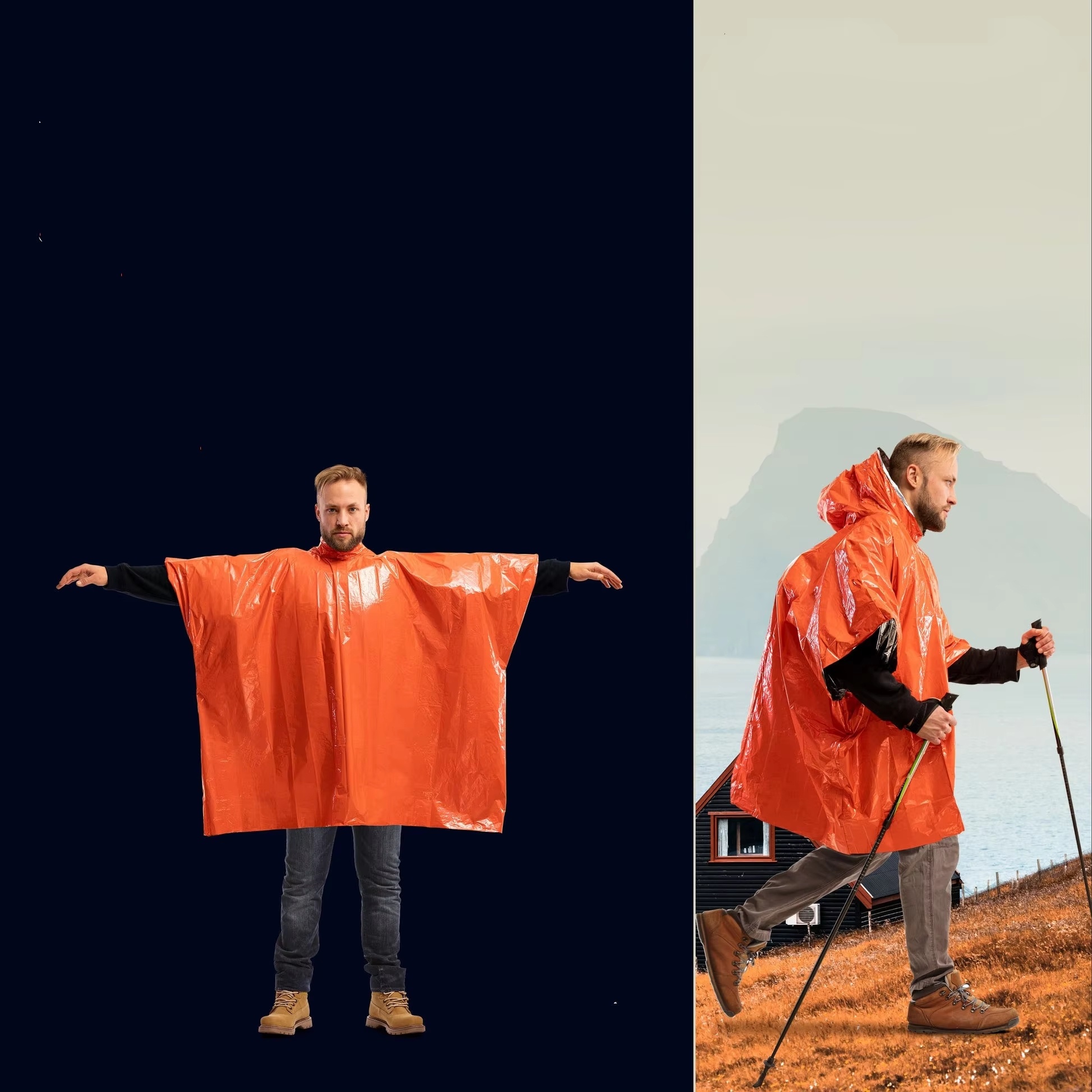 LIFE poncho Emergency Survival - Survival Blanket Reflective 评论和价格