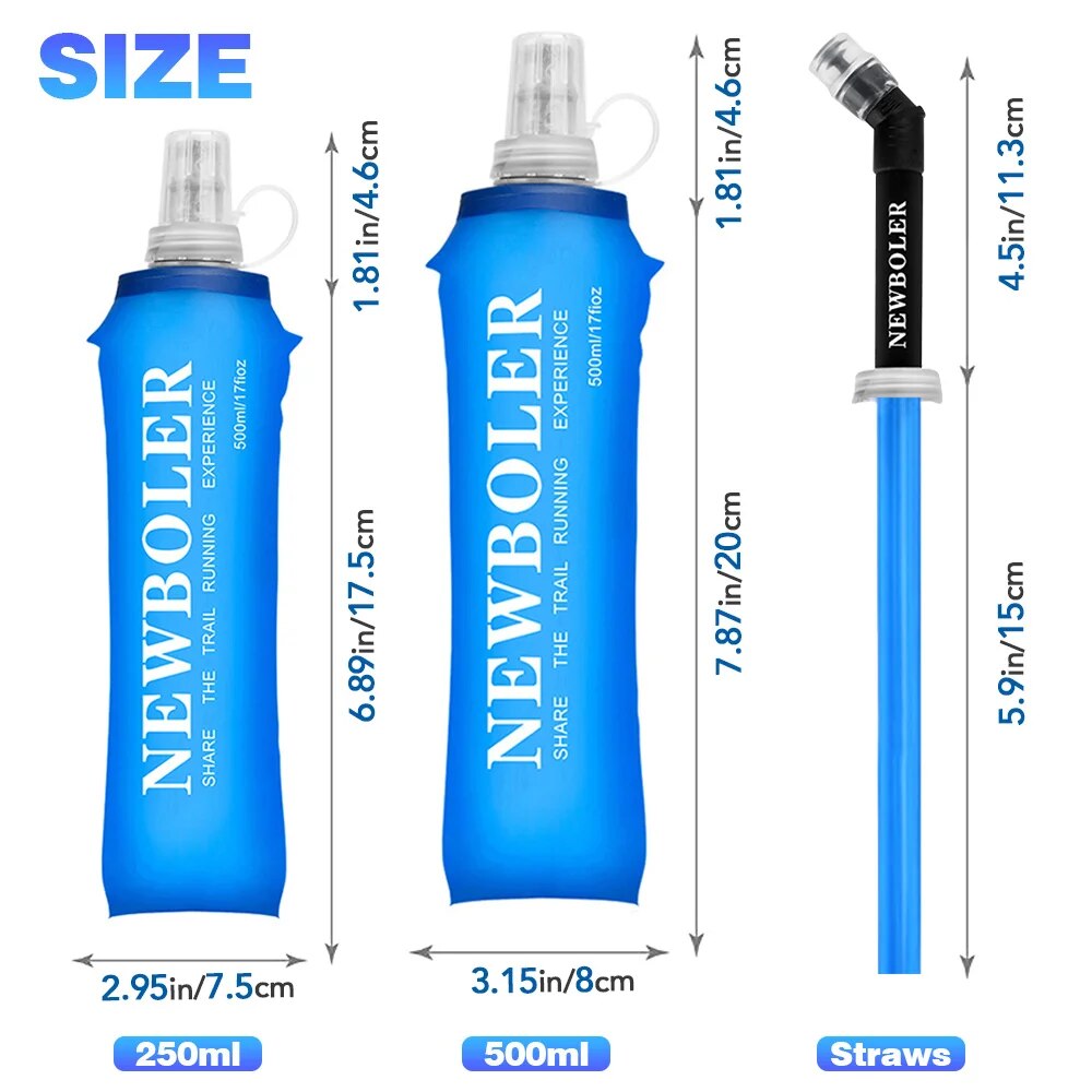 NEWBOLER 250ml 500ml Water Bot - Water Bag Collapsible 评论和价格