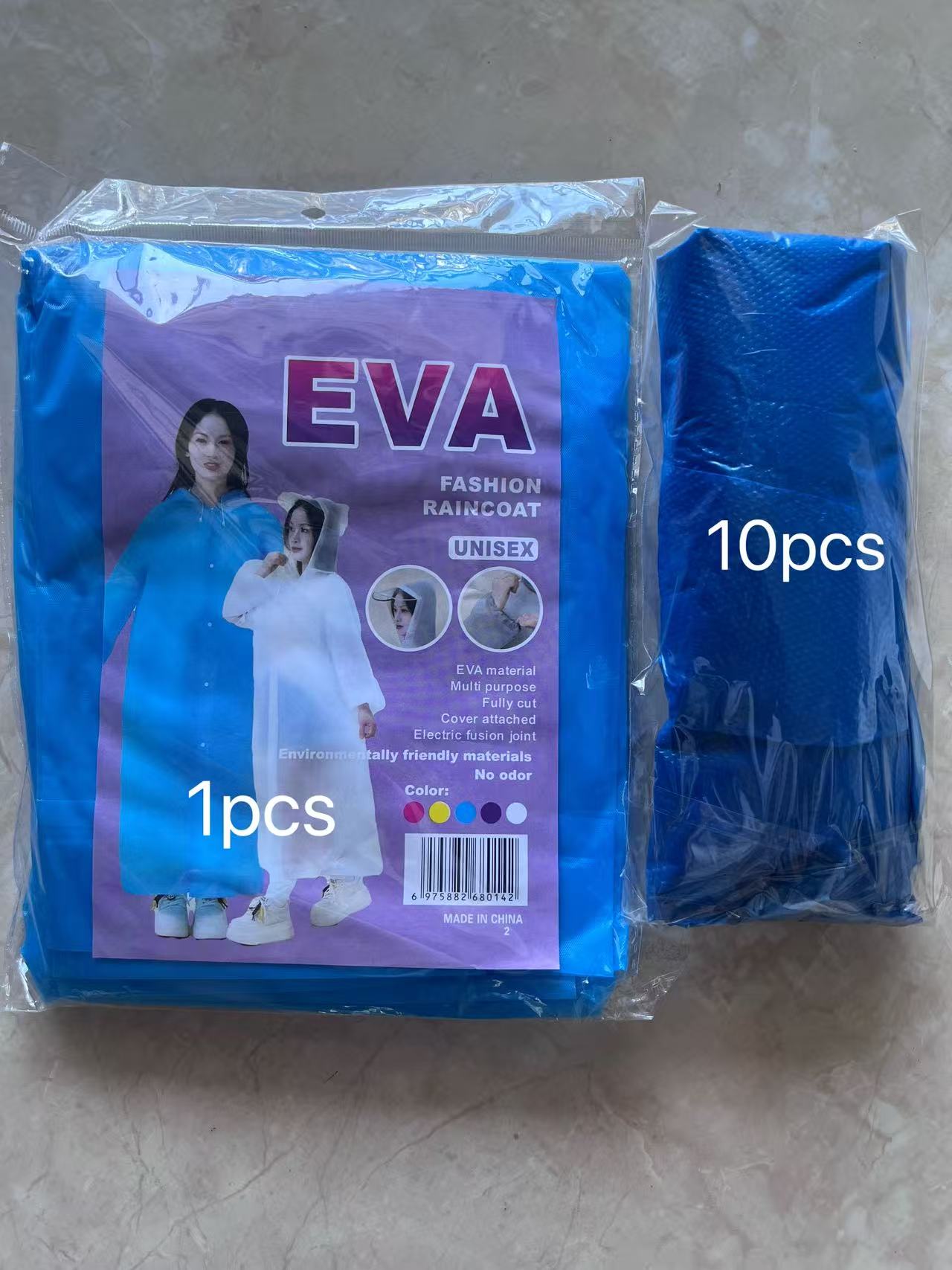 10Pcs Disposable Thick PE Rain - Emergency Poncho Rain 评论和价格