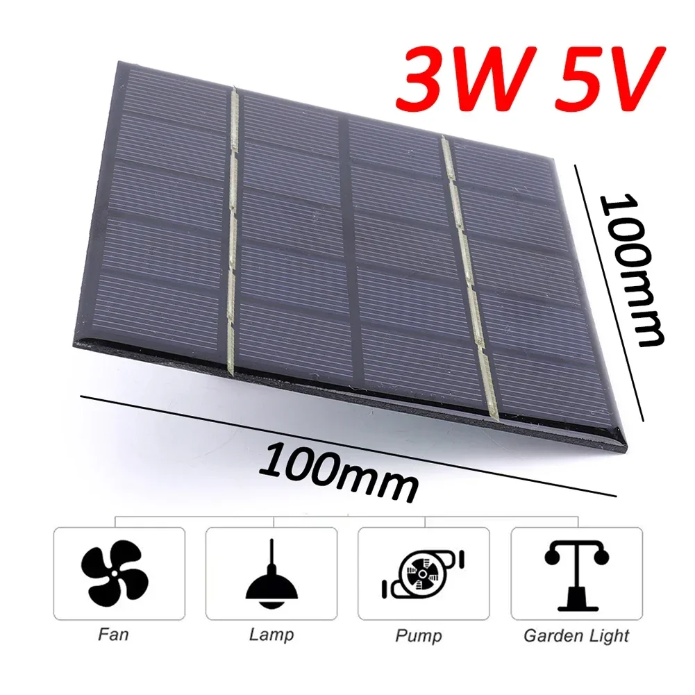 Solar Panel 3W 5V Solar Board  - Solar Emergency Charger 评论和价格