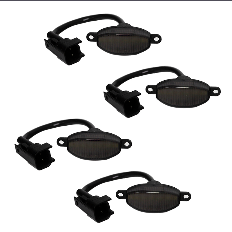 4PCS Smoked Lens Front Amber & - Signal Flare Kit 评论和价格