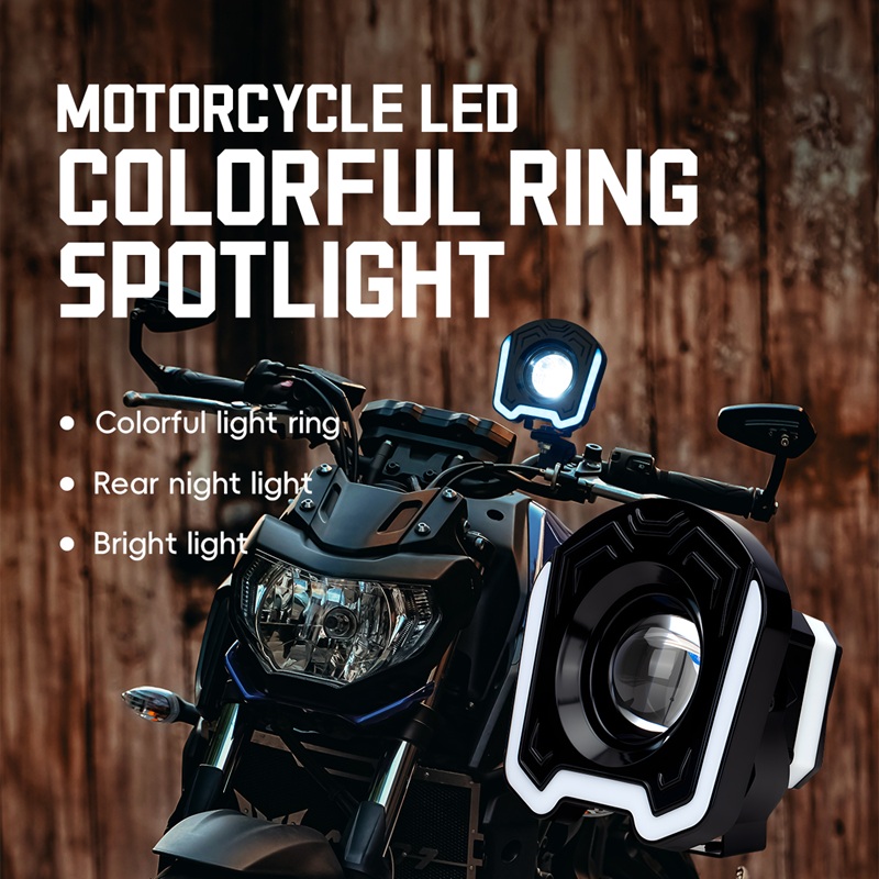 4inch Motorcycle LED Spotlight - Sos Light Strobe 评论和价格