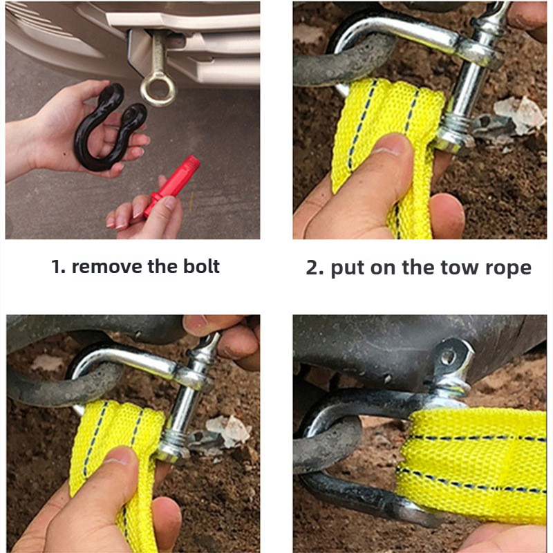 Car Trailer Rope Off Road Pull - Rescue Rope Throw 评论和价格