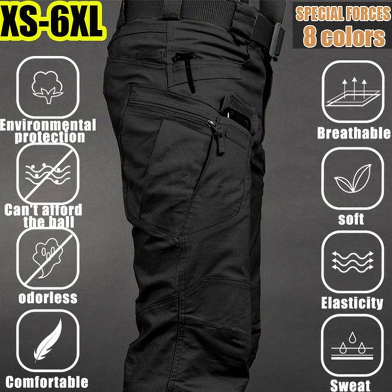 Men's Tactical Cargo Pants 6XL - Fishing Kit Compact 评论和价格