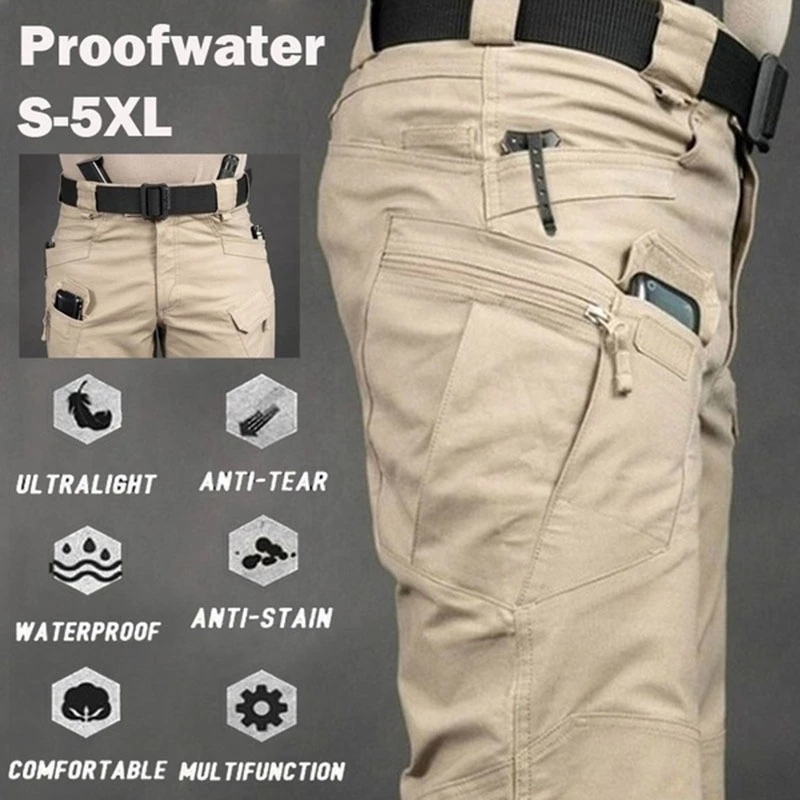Men's Tactical Cargo Pants 6XL - Fishing Kit Compact 评论和价格